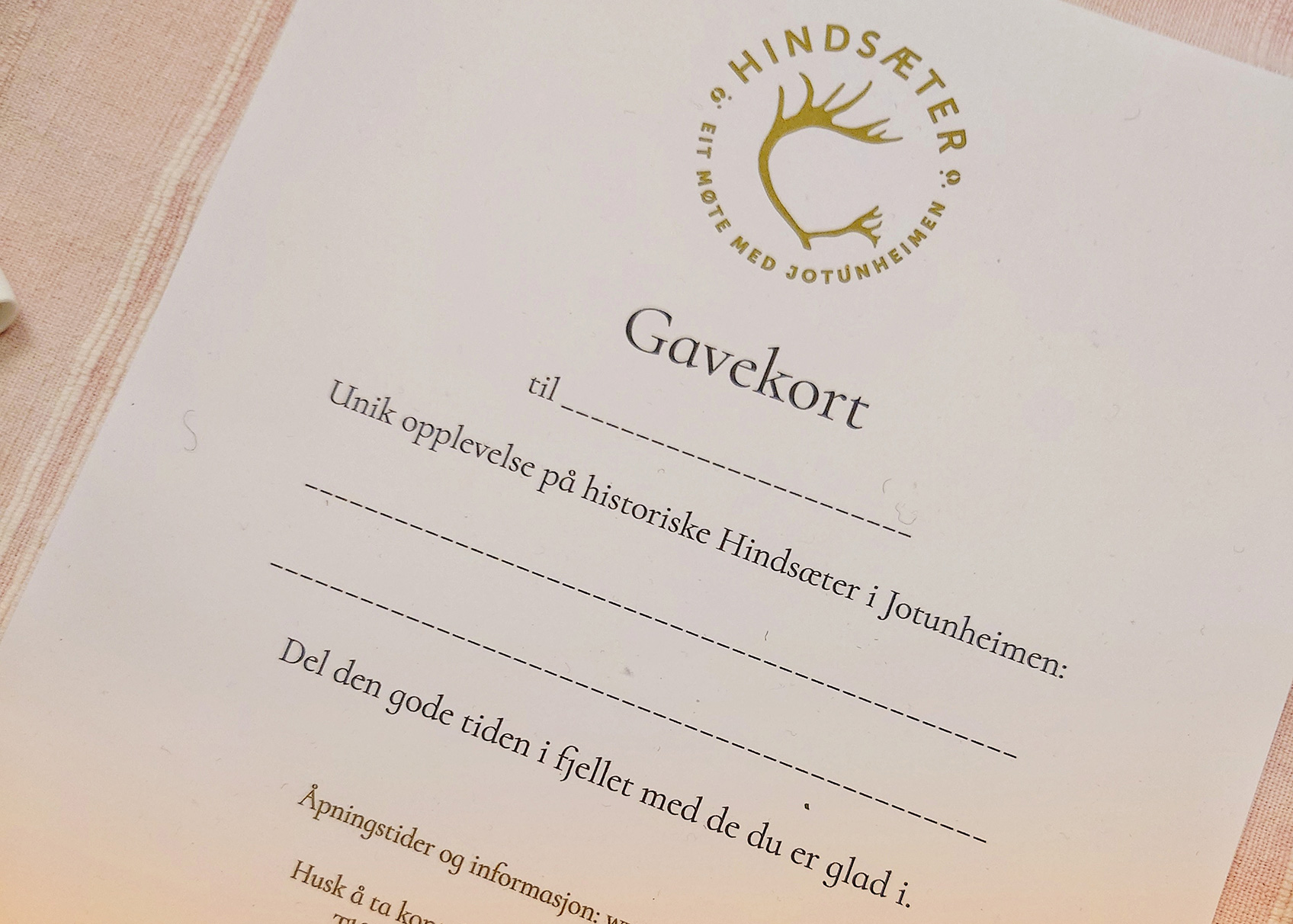 Bilde av gavekort, illustrasjon